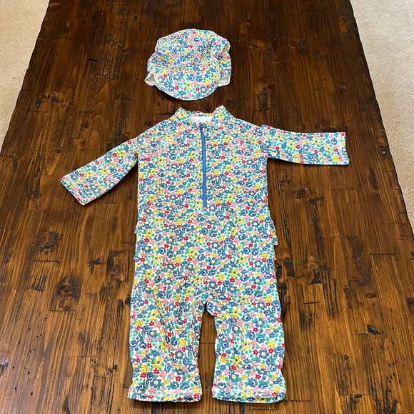 Baby Boden Swim Boden Swimsuit Wsun Hat See Notes For Sizing Poshmark